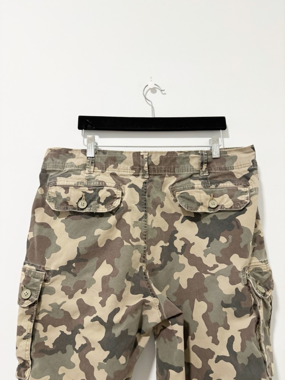 Sonoma The Everyday Camo Cargo Shorts Mens Size 38 Green Gorpcore Outdoor Casual - Picture 4 of 9
